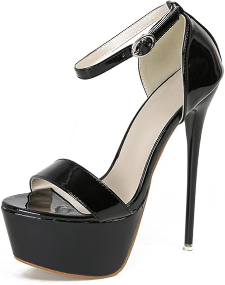 Nesyd Salto feminino elegante sexy plataforma