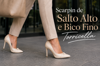 Sapato Scarpin Salto Alto e Bico Fino