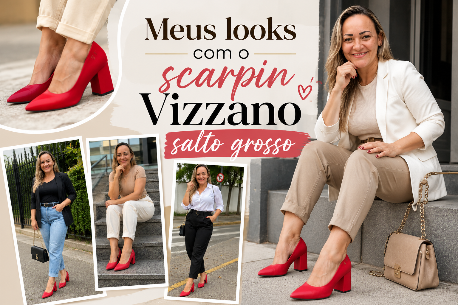 Scarpin Vizzano salto grosso