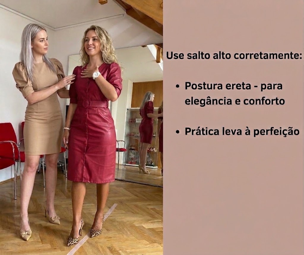 Como usar salto alto corretamente